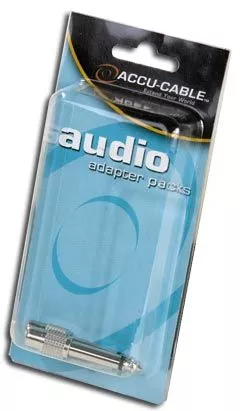 Accu-Cable ACQMRCAF, Male 1/4" To Female RCA Adapter