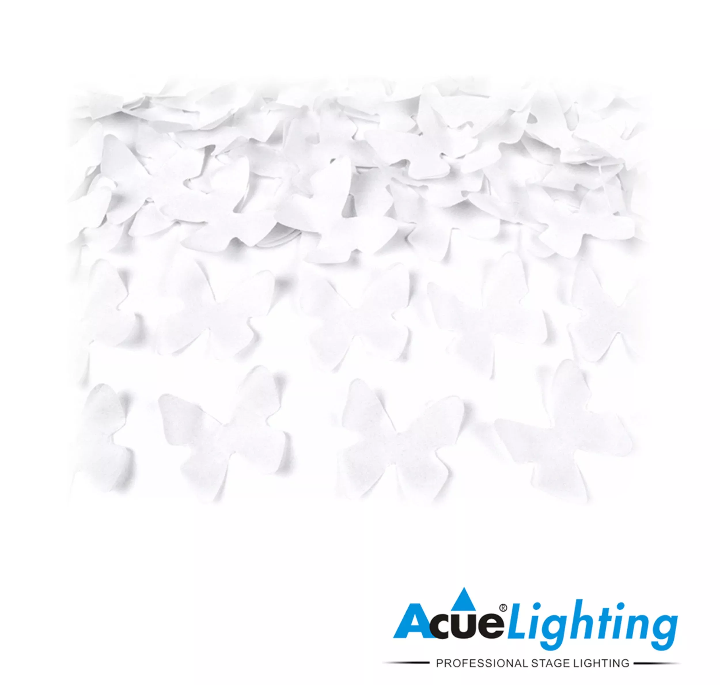 Acue Confett - White Butterfly & Confetti for Maximum Coverage
